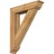 Ekena Millwork Traditional Traditional Rough Sawn Bracket w/ Offset Brace, Western Red Cedar, 8"W x 36"D x 44"H BKT0806X36X44TRA01RWR - alternate 1